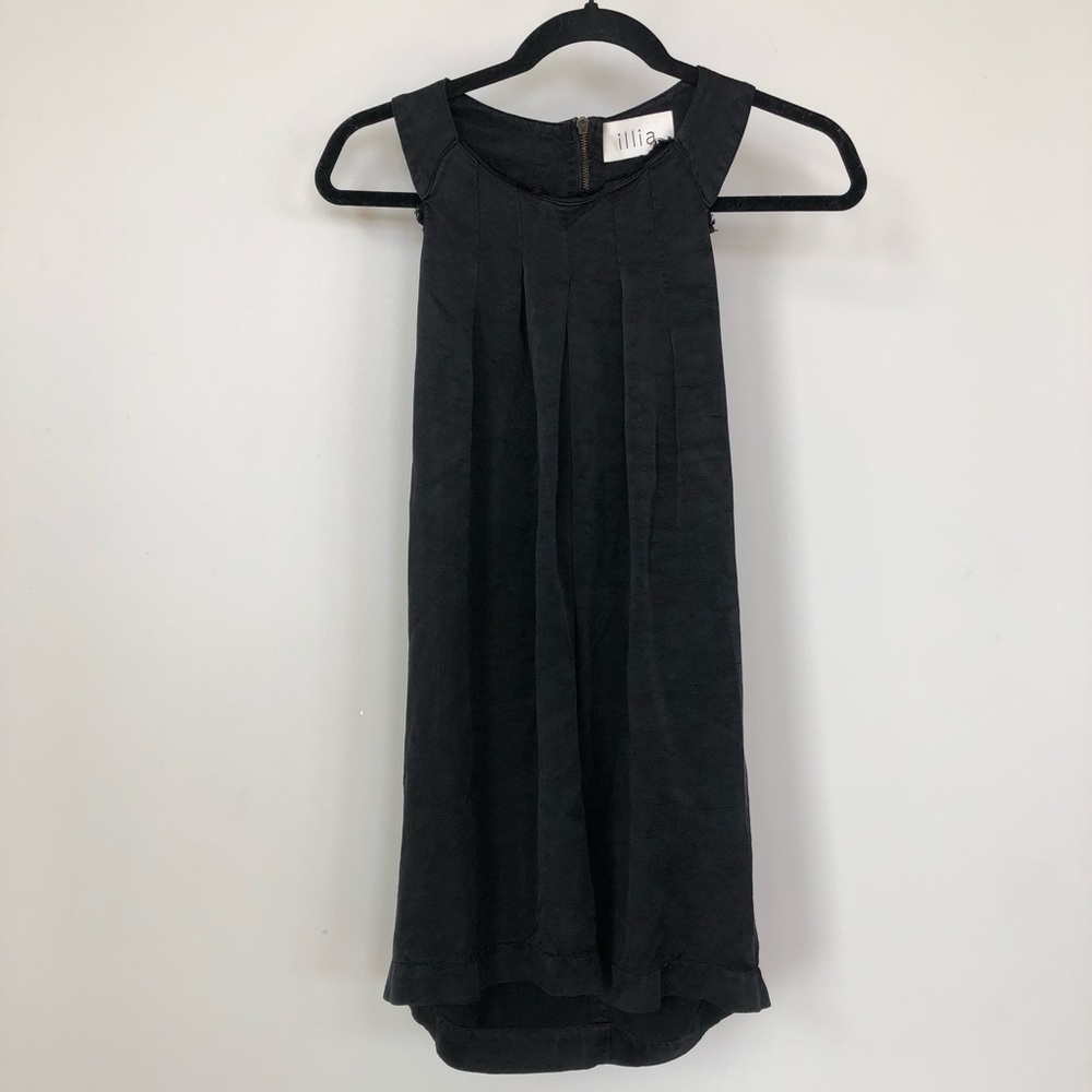 illia Anthropology Black Tank Dress Size 6